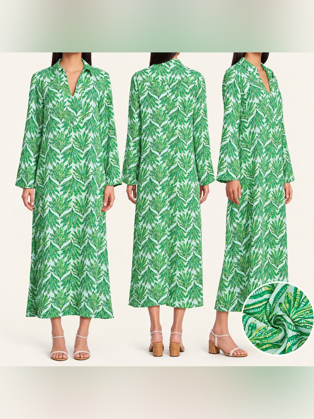 Lilly Pulitzer Simona Kitts Green Shady Babe Palm Print Midi Dress XS NWT $248